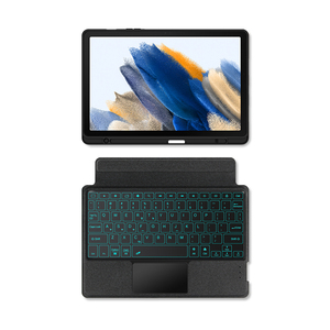 Retroiluminación Smart Folio Keyboard Covers Estuches para <span class=keywords><strong>Samsung</strong></span> <span class=keywords><strong>Tab</strong></span> <span class=keywords><strong>S6</strong></span> <span class=keywords><strong>Lite</strong></span> 10,4 Pulgadas SM-P619 <span class=keywords><strong>con</strong></span> Smart Touchpad - Product Image 2