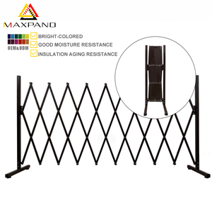 Nhà máy có thể thu vào lan can hàng rào hàng rào Kim Loại Di động mở rộng Kính thiên văn an toàn Đường Bộ rào cản - Product Image 1