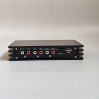Amplificateur DSP stéréo de voiture 4 en 4 sorties 6 sorties RCA avec 31 bandes EQ Tuning Andrond APP Equalizer Class AB Amplificateur DSP de voiture