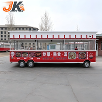 Nouvelle remorque de restauration mobile pour la vente de nourriture rapide en extérieur, café, burgers, frites, glaces, barbecue, camion de nourriture mobile sur roues
