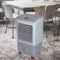 Mini climatiseur évaporatif portable du Myanmar 4000m3/h 20L avec télécommande, couvercle en plastique, moteurs de ventilateur CC, pompe à air, climatiseur