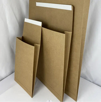 Sacs d'expédition en papier kraft brun avec logo personnalisé pour chaussures, vêtements, sous-vêtements, emballages, enveloppes