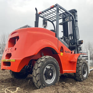 2024 baru 4 roda penggerak medan kasar forklift 2.5ton sampai 3.5ton kapasitas tahap V mesin - Product Image 4