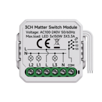 Interruptor de Luz Inteligente Tuya Zigbee con Control Táctil, Compatible con WiFi, Interruptores y Enchufes de Pared para Hogar Inteligente