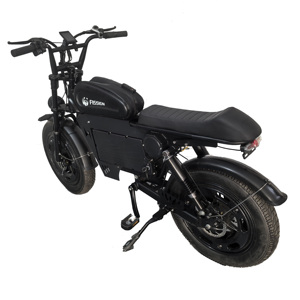 Vélo électrique 20 pouces en acier au carbone avec batterie au lithium fer phosphate, assistance au pédalage électronique sans balais, 7 vitesses, moyeu arrière 48V double - Product Image 5