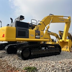 Excavatrice sur chenilles lourde Komatsu PC450 d'occasion, 45 tonnes, pour l'exploitation minière, faible nombre d'heures de travail - Product Image 1
