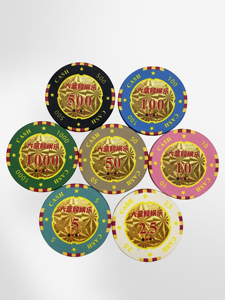 <span class=keywords><strong>Jetons</strong></span> de <span class=keywords><strong>poker</strong></span> en céramique colorés de haute qualité, écologiques, avec logo personnalisé, taille standard - Product Image 6
