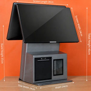 Rugged 15.6" Dual Touch Screen POS Terminal 80mm Auto Cutter Windows Android for High Load Supermarket Retail Business Grade - Product Image 3
