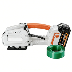 Draagbare verpakkingsmachine met 1 oplader, 2 accu's in een speciale doos voor het lassen van PP PET verpakkingsbanden - Product Image 2