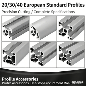 Profilo in Lega di Alluminio 6063 Standard Europeo Industriale 2020 <span class=keywords><strong>3030</strong></span> 4040 per Linee di Produzione Automatizzate - Product Image 3