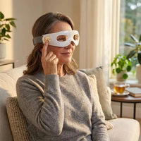 Masque pour les yeux LED, thérapie par lumière rouge pour stimuler le collagène, réduire les poches sous les yeux, masque pour les yeux