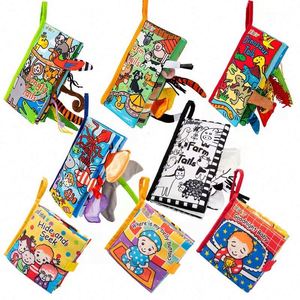 Libro Sensorial Personalizado 3D con Colas de Animales, Libro de Actividades para Bebés, Educativo, para el Aprendizaje Temprano, en Bolsa OPP, Unisex, Múltiples Animales, 100 - Product Image 2