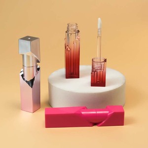 독특한 맞춤형 립글로스 튜브, 스토퍼 포함 플라스틱 튜브 디지털 인쇄 ABS 소재 - Product Image 6