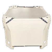 Boîte à poisson en plastique rotomoulé avec logo personnalisé, 660 700, boîte à poisson et à nourriture isolée, conteneur en plastique industriel pour garder au froid, au chaud ou frais