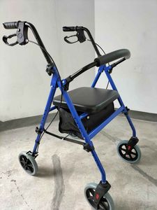 Andador Ligero de Aluminio <span class=keywords><strong>para</strong></span> Adultos, Plegable, Compacto, Ahorra Espacio, Altura Ajustable, <span class=keywords><strong>para</strong></span> Personas Mayores o con Parálisis Cerebral - Product Image 5