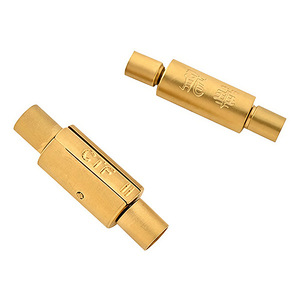 Zhou Family Style Stainless Steel Cylindrical <b>Snap</b> Buckle 23x7mm Gold Color Jewelry Buckle For DIY <b>Bracelet</b> Craft Supplies - Product Image 4