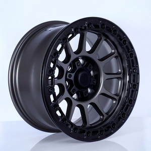 Rines <span class=keywords><strong>JW</strong></span> de Aleación Negros con Beadlock Real de 16-22 Pulgadas para 4x4, Todoterreno y Carreras, para Hilux D-MAX Pickup - Retrofit/Actualización - Product Image 1