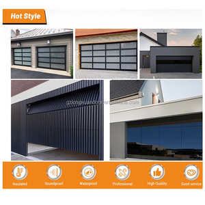 Porte de <span class=keywords><strong>garage</strong></span> automatique en aluminium et verre <span class=keywords><strong>PANAMA</strong></span>, isolation thermique, design moderne, garantie 5 ans, pour usage en villa - Product Image 6
