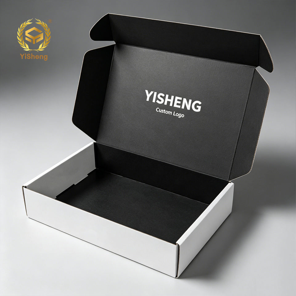 Matte Black Custom Airplane Box Rigid Foldable Corrugated Printed ...