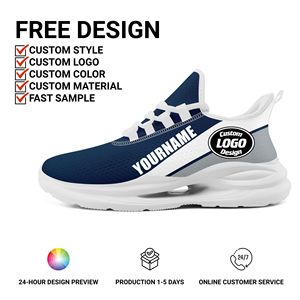 Direkt vom Hersteller: Individuelles Logo OEM/ODM Atmungsaktive Mesh-Schnür-Sneaker Laufschuhe für Herren & Damen FN079-26020001-14 - Product Image 2