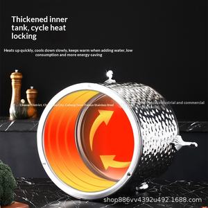 Marmite à soupe isotherme en acier inoxydable 304 Commercial Electric avec commande par bouton en argent/or/cuivre pour usage en <span class=keywords><strong>buffet</strong></span> d'hôtel - Product Image 2