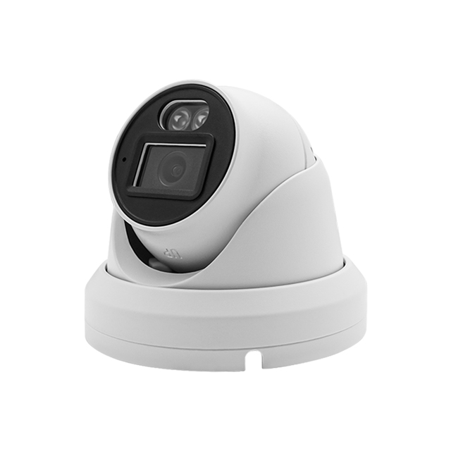6MP Full-Color Turret Camera IP67 Indoor 25m POE with AI Face/Intrusion/Line Detection & Metal Housing