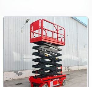 Plataforma Elevadora de Tijera Autopropulsada de <span class=keywords><strong>10m</strong></span> 12m 14m, 320kg, Plataforma de Trabajo Aérea, Mesas Elevadoras Eléctricas, Elevador Hidráulico de Tijera para Almacén - Product Image 4