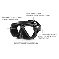 Lunettes de natation confortables en verre tuba avec fonction anti-buée pour une expérience de plongée sans couture