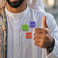 Nouvel arrivage d'autocollants en métal UV vente en gros 95 Festival de Pâques moyen fête nationale saoudienne souvenir cadeau LOGO personnalisé épinglette saoudienne
