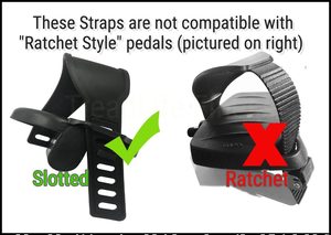 Correas ajustables para pedal de <span class=keywords><strong>bicicleta</strong></span> estática-Correas de pie de repuesto para bicicletas estacionarias y bicicletas giratorias - Product Image 3