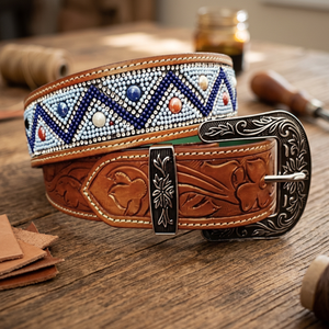 Ceinture pour homme en cuir de vache véritable avec boucle carrée en acier - BS INTERNATIONAL NA112, robuste, haute résistance, imperméable, écologique, 3,8 cm - Product Image 1