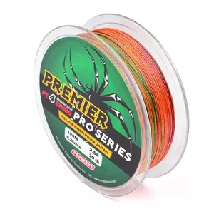 Factory Direct Sales PROBEROS Pe 4 strands Braided 100M Fishing Line Soft Smooth Luster Multicolor Fishing Line