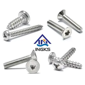 Inox 304 316 baja tahan karat anti-maling sekrup Y Slot H mesin alur Self-tapping pengeboran Tamper bukti sekrup keamanan