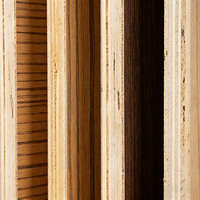 Panneau mélaminé en peuplier et eucalyptus, finition texturée mate ultra-brillante, matériau de construction durable pour la décoration intérieure, vente en gros