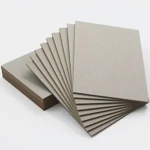 Recycling Paper Pulp Book Binding Board 1mm 2mm 3mm Thick Grey Board Paper  Sheets