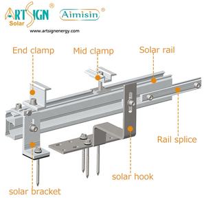 Support <span class=keywords><strong>de</strong></span> montage solaire en aluminium AL6005-T5 en forme <span class=keywords><strong>de</strong></span> L avec joint EPDM étanche pour système <span class=keywords><strong>de</strong></span> fixation PV sur toit en tôle, boulon <span class=keywords><strong>de</strong></span> fixation en L - Product Image 6