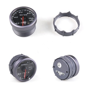 Manômetro de Pressão de Óleo Preto de <span class=keywords><strong>60Mm</strong></span> com Luz Âmbar/Branca 0-10 Bar com Função de Pico - Product Image 4