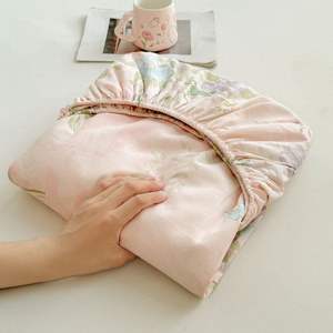 Venta al por mayor <span class=keywords><strong>de</strong></span> fábrica, sábanas <span class=keywords><strong>de</strong></span> algodón 100%, 3 uds., juegos <span class=keywords><strong>de</strong></span> sábanas bajeras impresas, ropa <span class=keywords><strong>de</strong></span> cama elástica para el hogar, Hotel, individual, doble, Queen King - Product Image 6