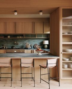 Mobili da <span class=keywords><strong>Cucina</strong></span> Vermonhouzz Wabi-sabi in Legno Scuro con Finitura Noce Profondo, <span class=keywords><strong>Cucina</strong></span> Modulare Minimalista per una Casa <span class=keywords><strong>Zen</strong></span> e Accogliente - Product Image 6