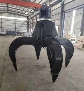Customizable Orange Peel Hydraulic Grapple <strong>Excavator</strong> Grab <strong>Bucket</strong> 4/5/6 <strong>Claws</strong> NEW CHANGXIN Brand Gear Core Motor Engine - Product Image 2
