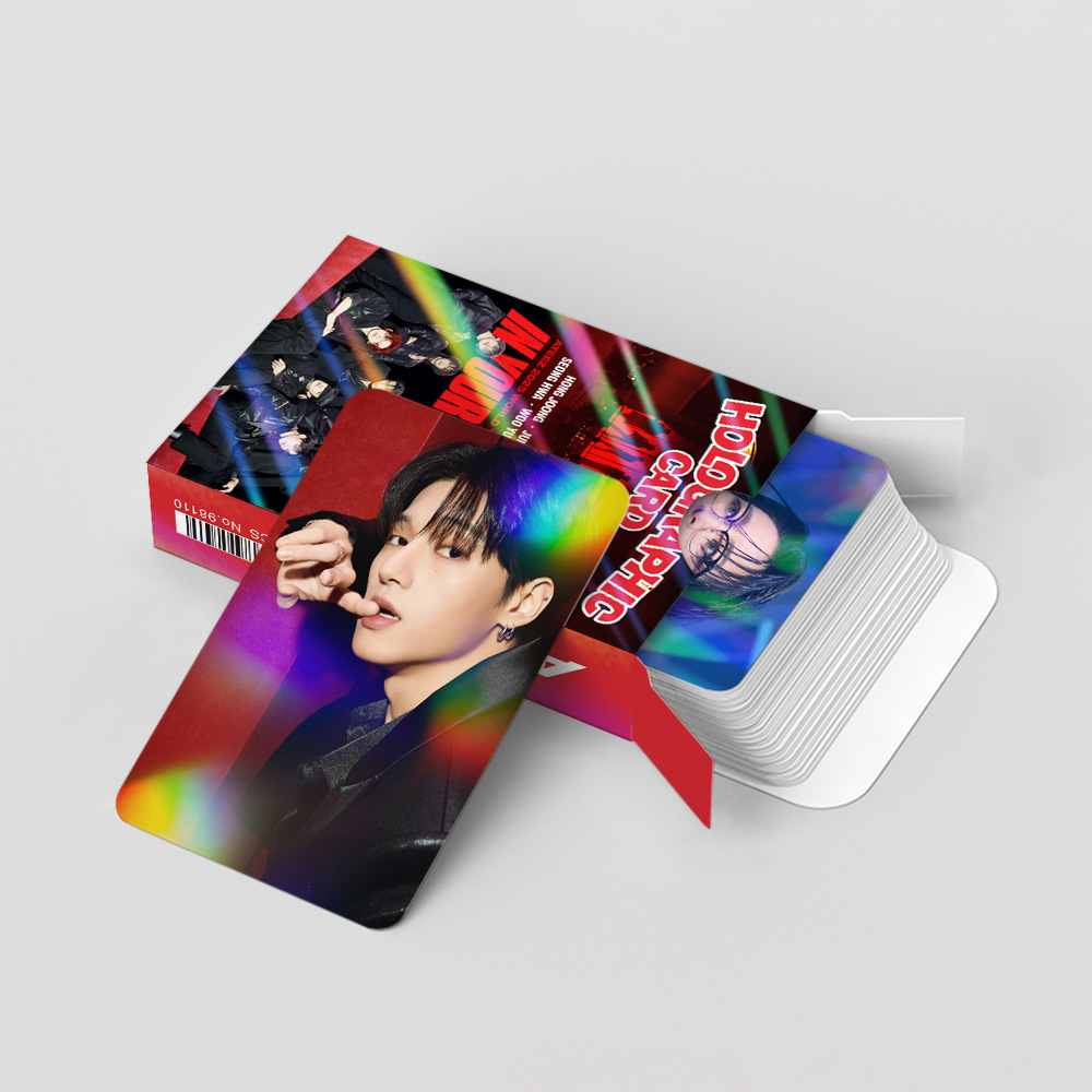 Kpop ATEEZ Laser Holographic Card in YOUR FANTASY World Tour