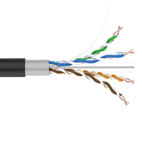 Câble réseau Ethernet RJ45 en cuivre UTP FTP SFTP Cat6 Cat6e Cat6A Cat7 pour intérieur/extérieur, 305 m, prix usine