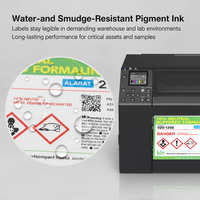 Imprimante d'étiquettes couleur industrielle à jet d'encre grand format CW-C6030A 8 pouces avec découpe automatique du papier