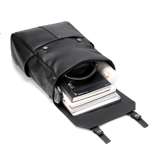 Chất Lượng Cao PU Thể Thao Giản Dị Ba Lô Phong Cách Kinh Doanh Máy Tính Xách Tay Vai Túi Không Thấm Nước Mềm Mới Đến Trường Du Lịch Daypacks - Product Image 5