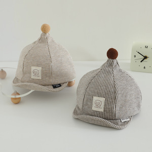 Venta al por mayor de sombreros de bebé a rayas de algodón con personalidad, <span class=keywords><strong>gorra</strong></span> de béisbol con visera para bebé a la moda - Product Image 2