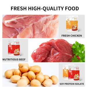 חלבון גבוה מפעל מזון יבש סיטוני נקניק וחטיפים לנקניקיות מחמד עוף ובקר - Product Image 3