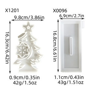 Moule en silicone pour résine fait main, style DIY, ornements décoratifs et outils pour gâteaux, pour la fabrication de résine, moule en plâtre - Product Image 5