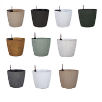Nouveaux pots de fleurs intelligents à arrosage automatique blancs, modernes, pour la décoration de la maison, du jardin, du patio et du bureau
