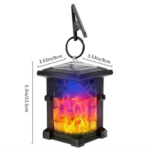 Linterna Solar LED Portátil 3 en 1 con Sensor de Movimiento y Cable de Cobre para Exteriores, Jardín, Patio, Puerta, Árbol, Pared, Paisaje Nocturno - Product Image 5