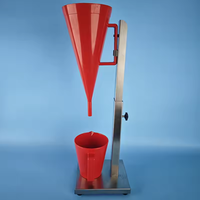Viscosimètre électronique à entonnoir Kit de test de boue pour fluides de forage Viscomètre API MARSH ENTONNOIR EN PLASTIQUE